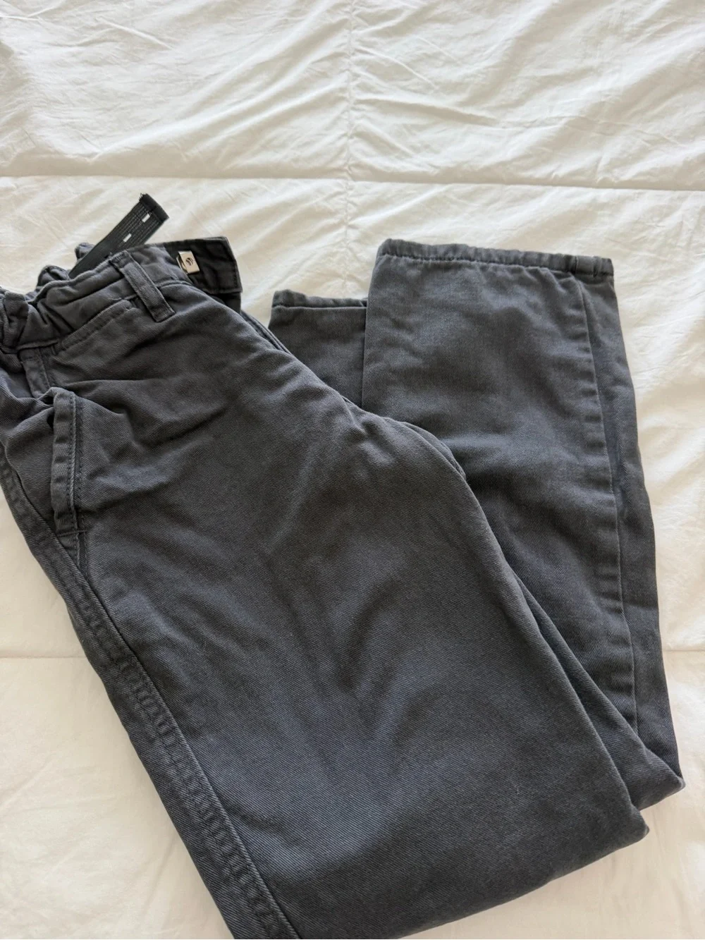 GAPKids Casual Elastic-Waist Pants in Dark Charcoal